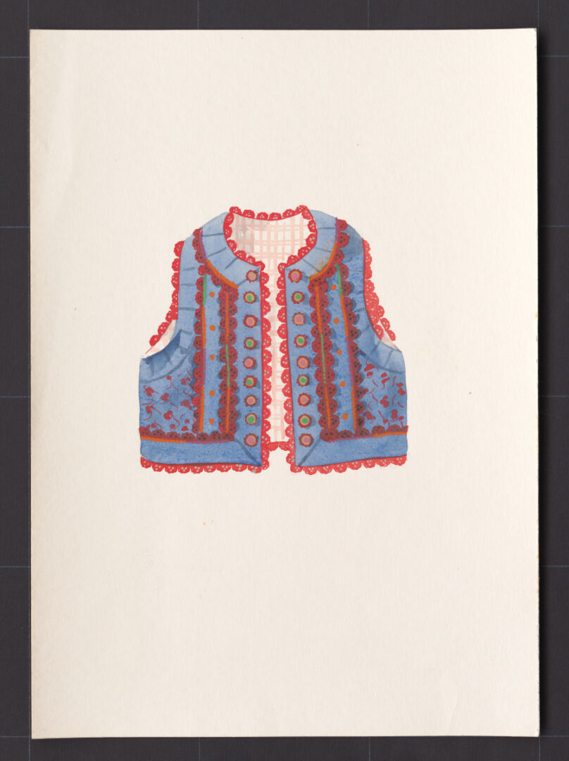 Kresba – živôtik mužský sviatočný