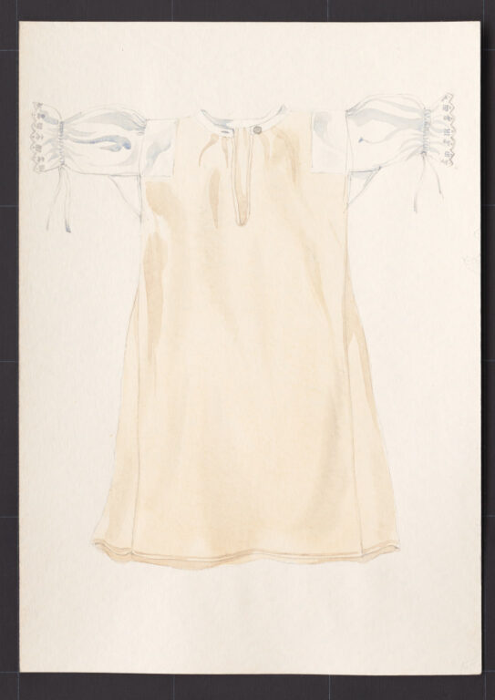 Kresba – košeľa ženská