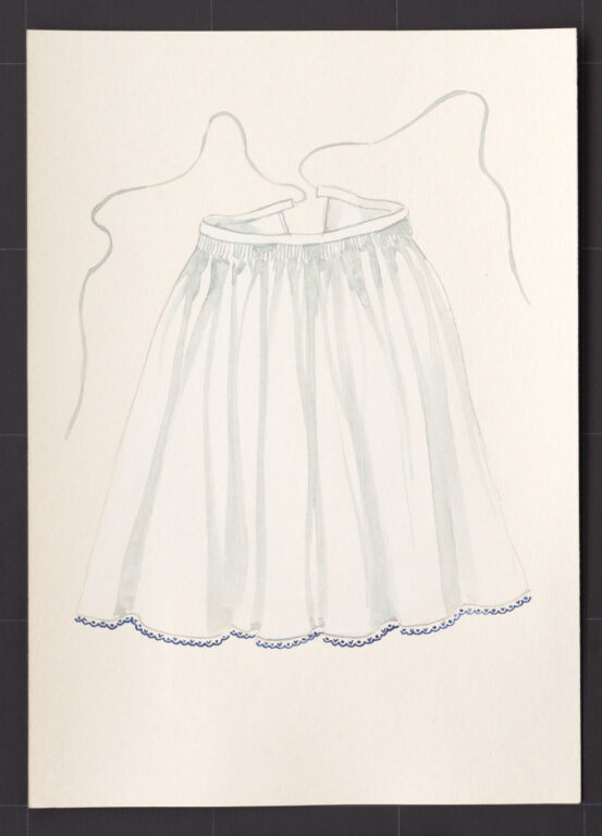 Kresba – sukňa spodná