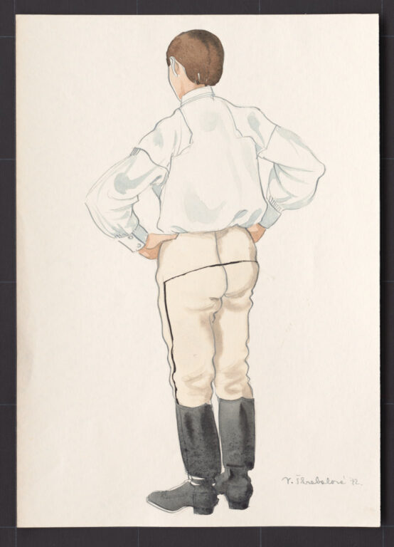 Kresba – odev mužský sviatočný