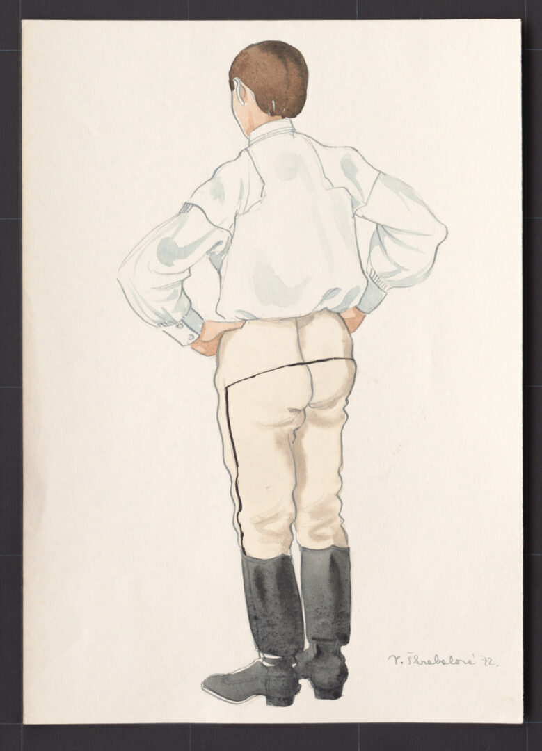 Kresba – odev mužský sviatočný