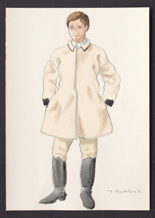 Kresba – odev mužský zimný