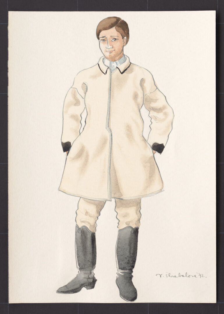 Kresba – odev mužský zimný