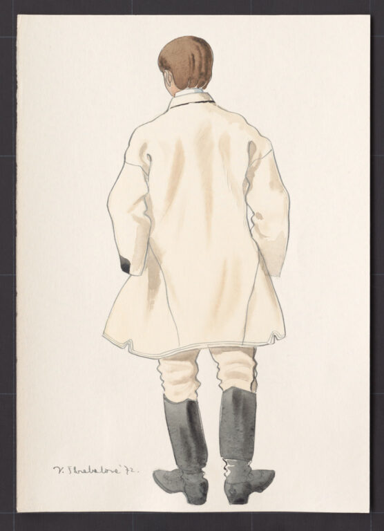 Kresba – odev mužský zimný