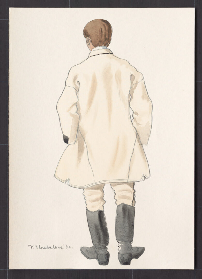 Kresba – odev mužský zimný