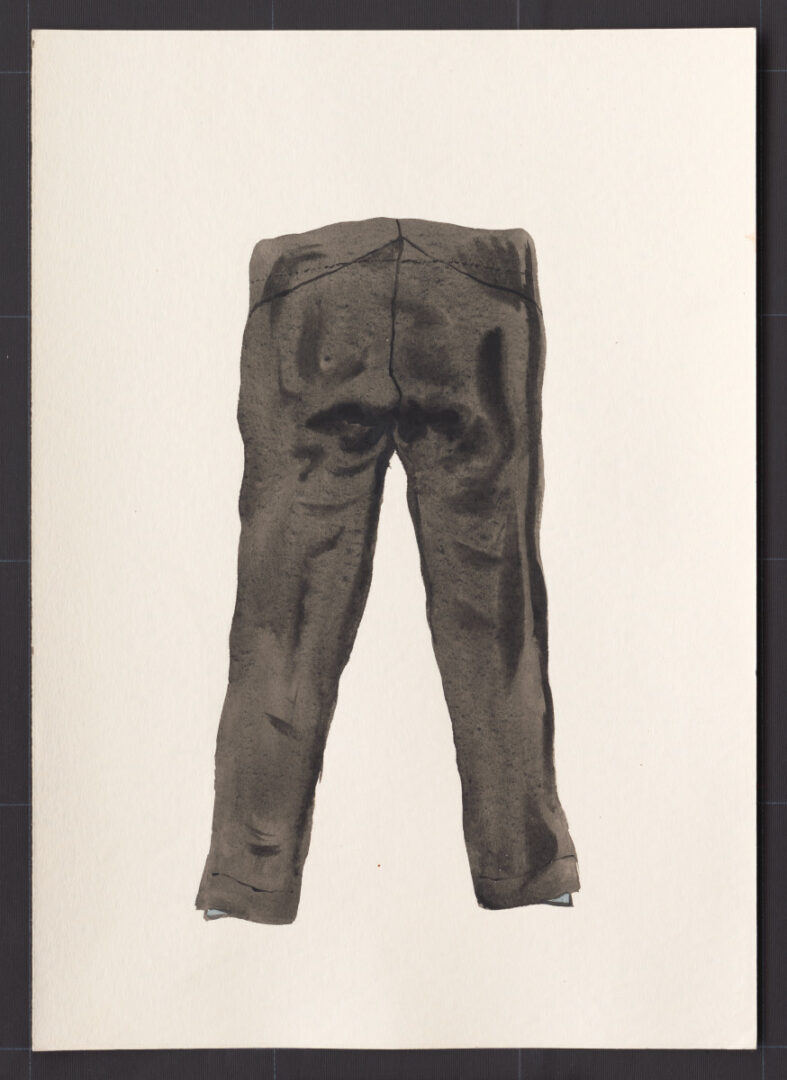 Kresba – nohavice súkenné novšie