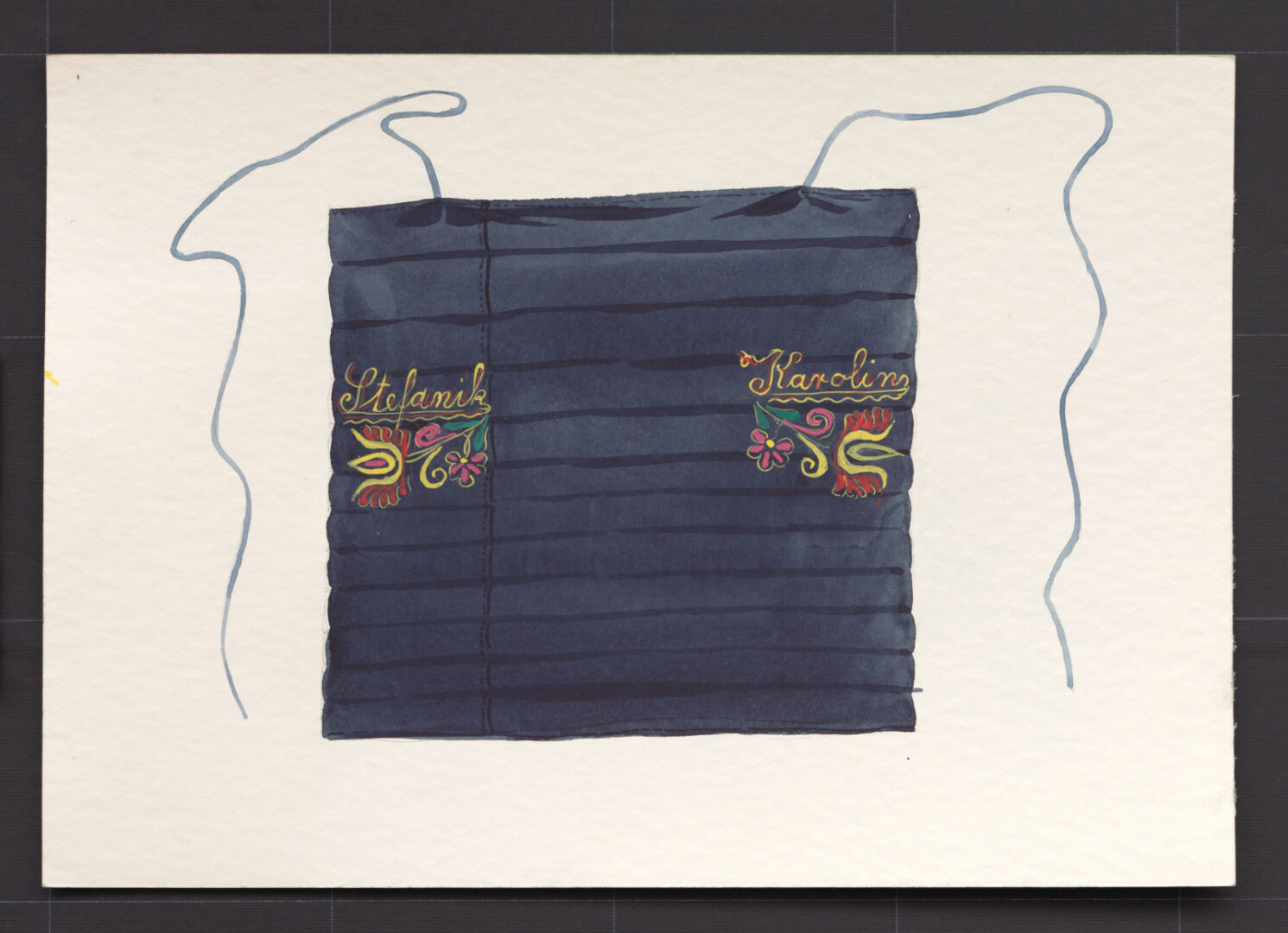 Kresba – zástera ženská