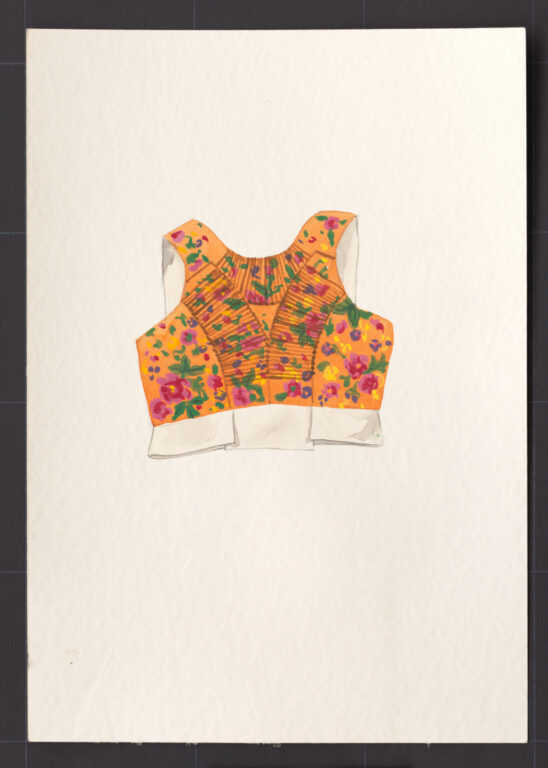 Kresba – živôtik ženský kašmírový