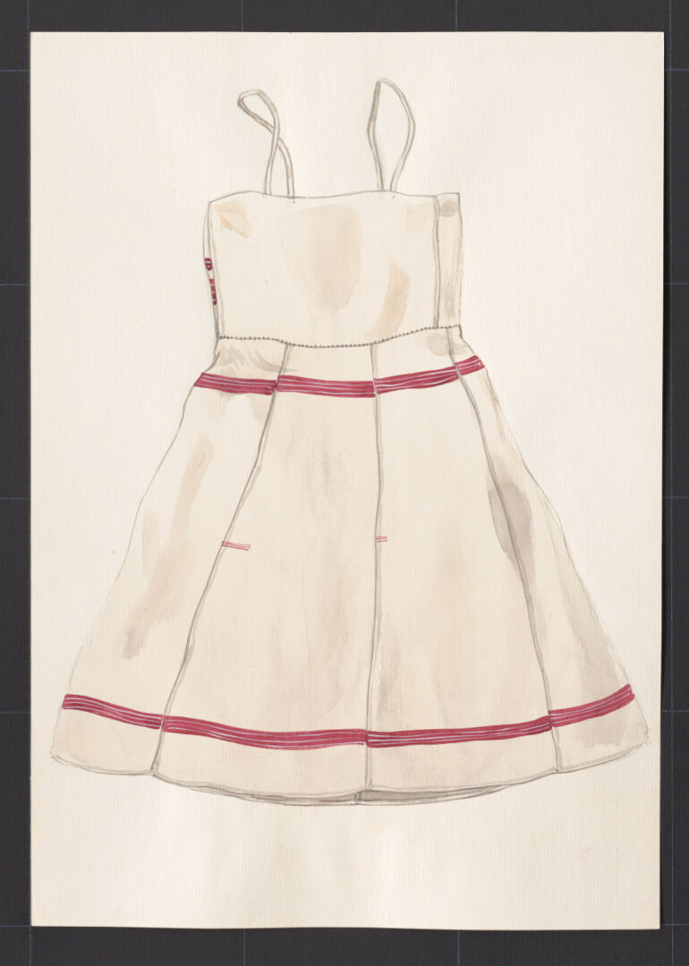 Kresba – rubáš konopný