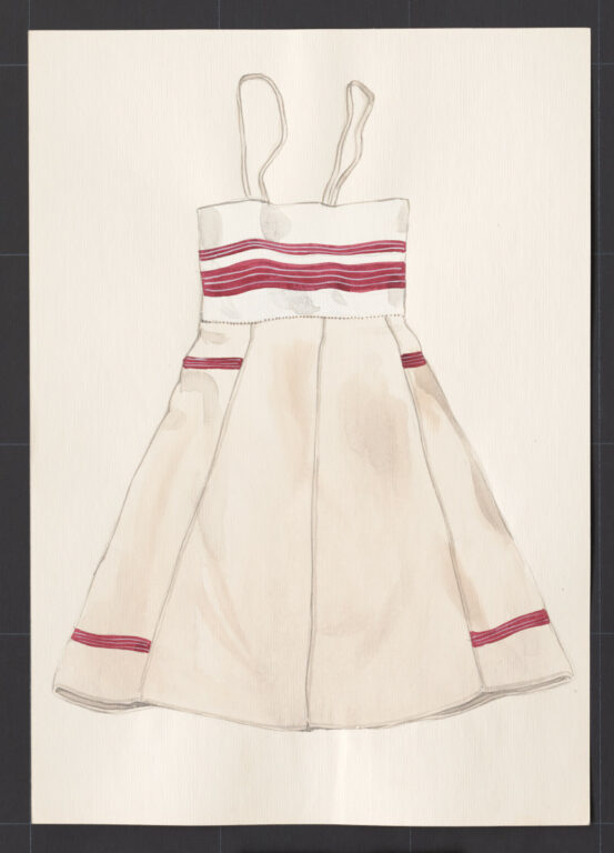 Kresba – rubáš konopný