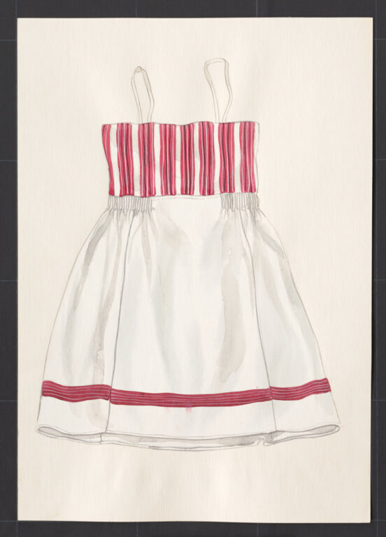 Kresba – rubáš bavlnený