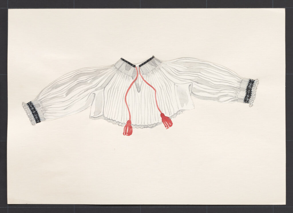 Kresba – rukávce sviatočné