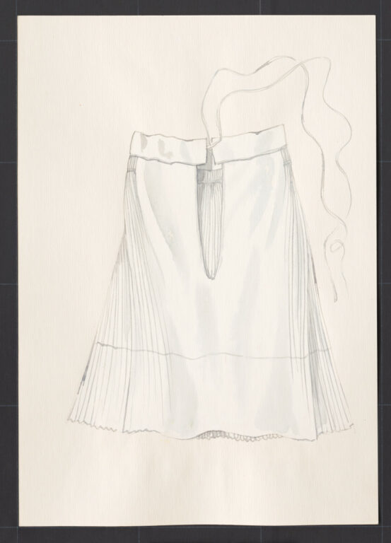 Kresba – sukňa sviatočná