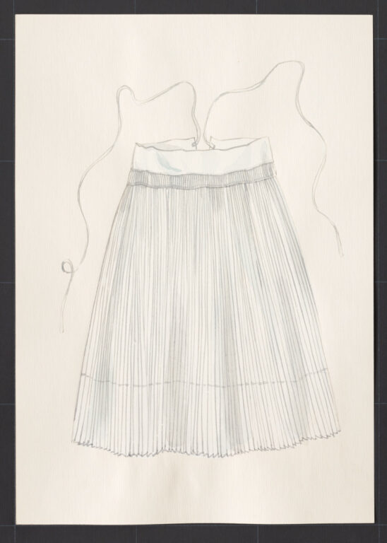 Kresba – sukňa sviatočná