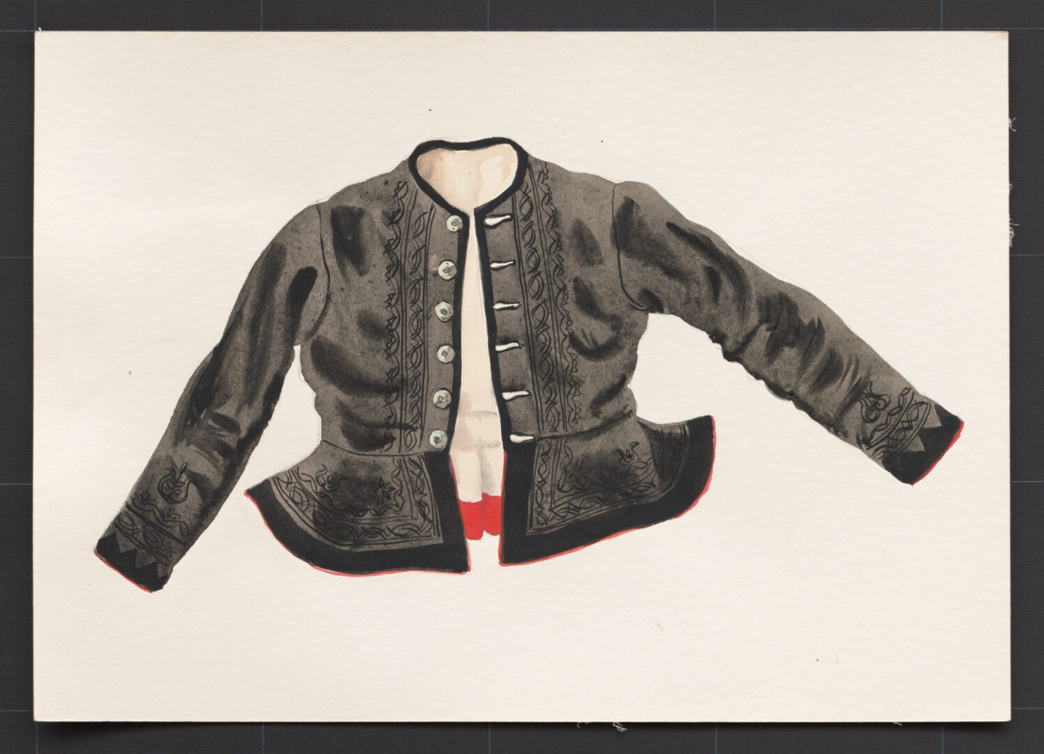 Kresba – kabátik ženský