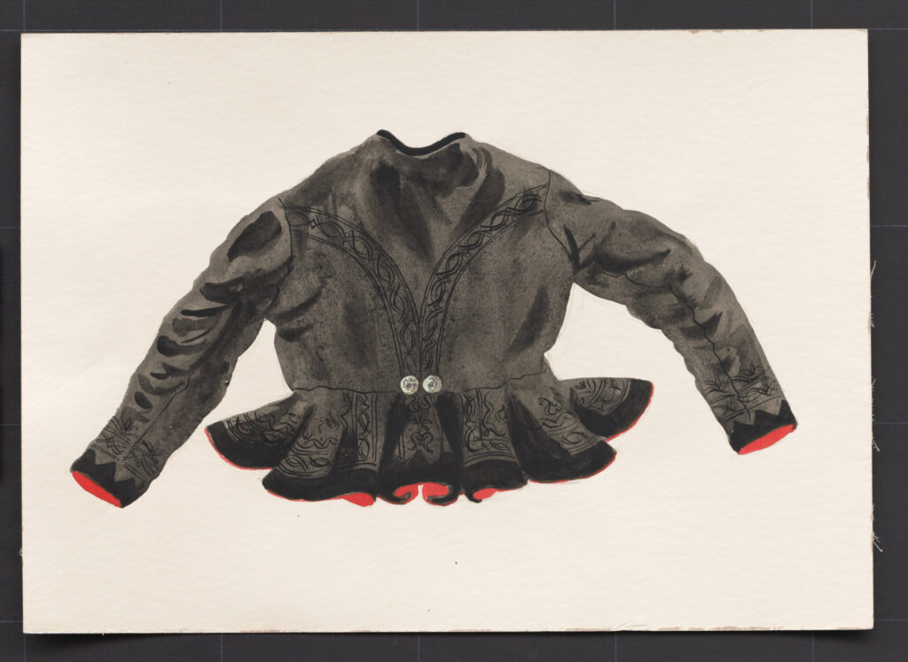 Kresba – kabátik ženský