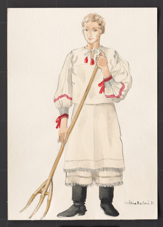 Kresba – odev mužský pracovný