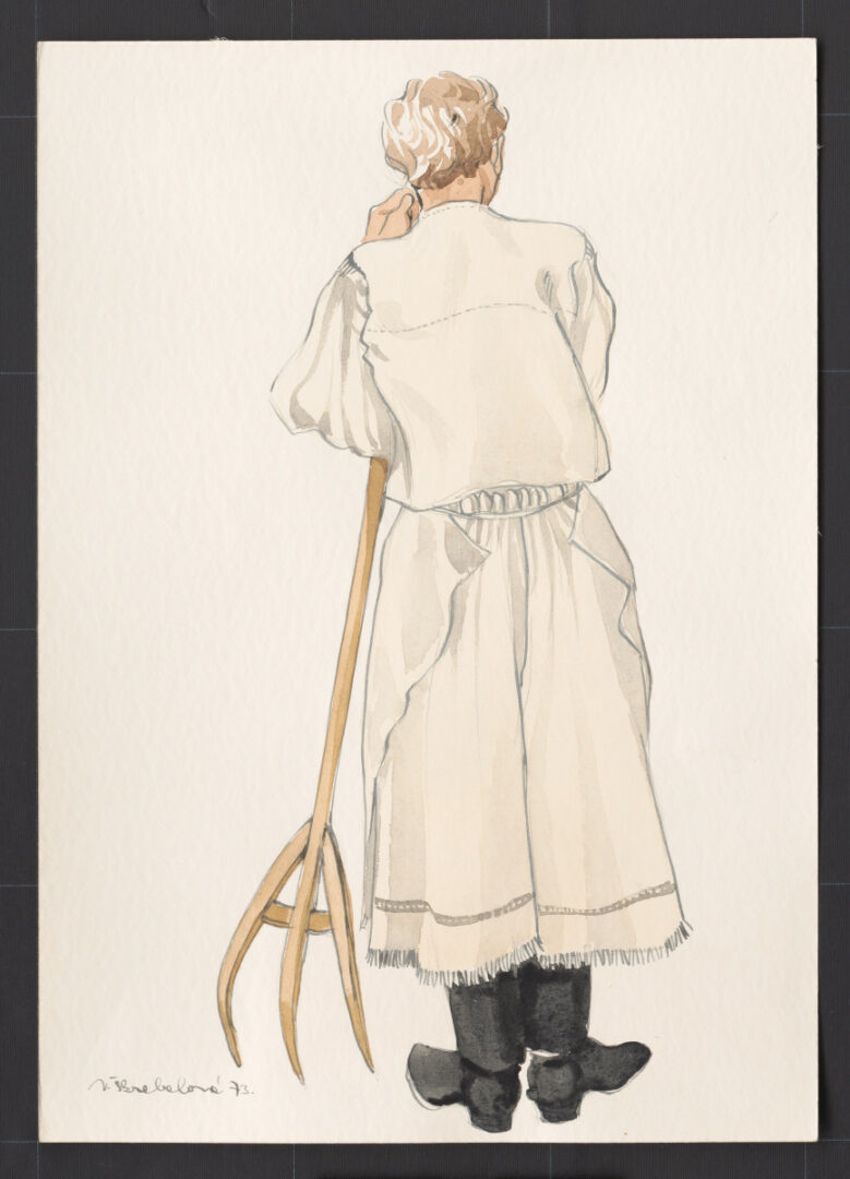 Kresba – odev mužský pracovný