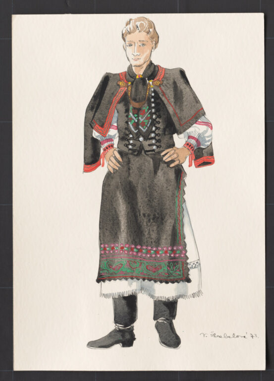 Kresba – odev mužský sviatočný