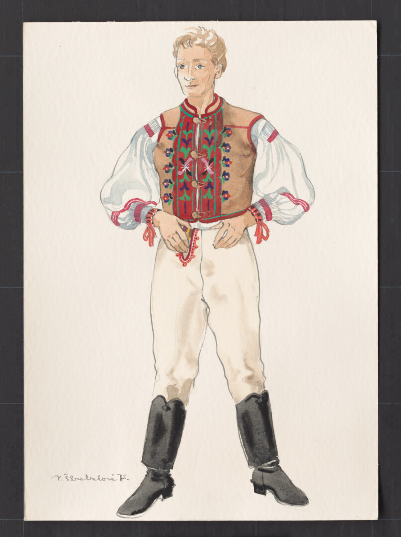 Kresba – odev mužský zimný