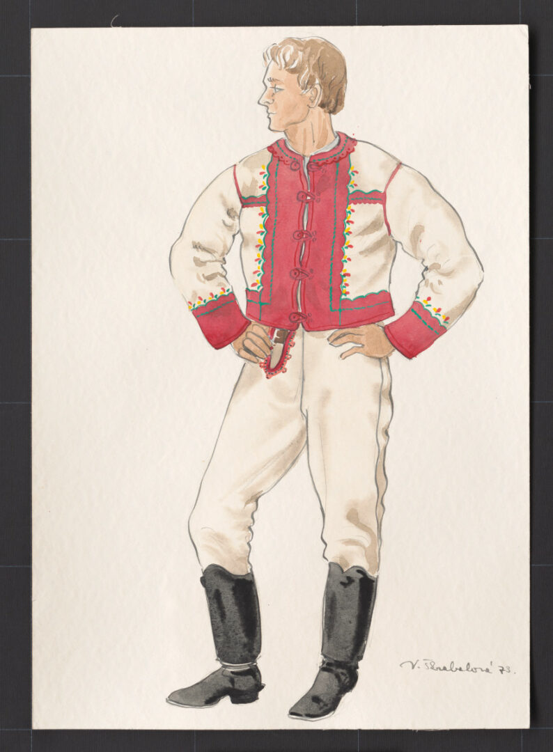 Kresba – odev mužský zimný