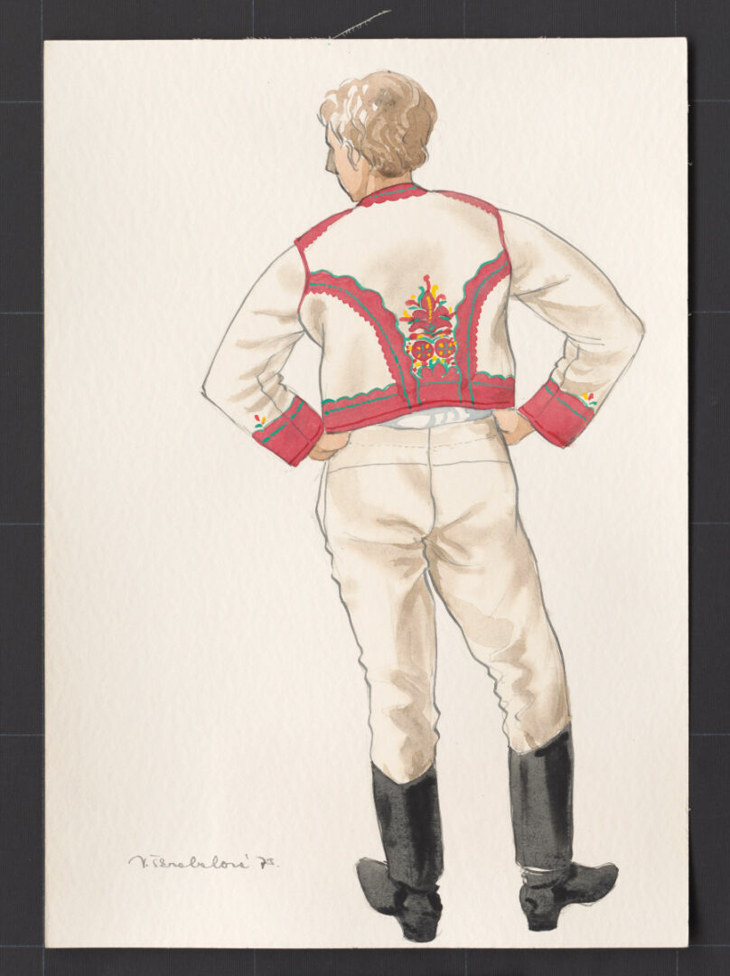 Kresba – odev mužský zimný