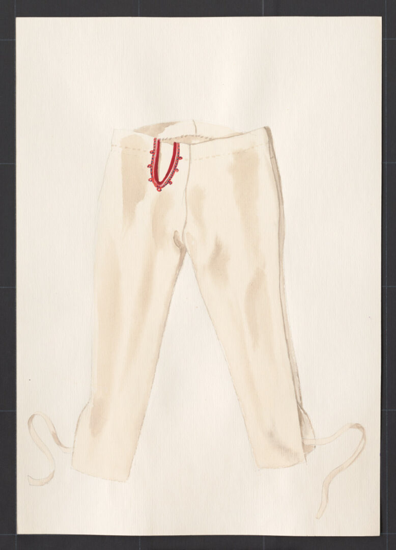 Kresba – nohavice súkenné