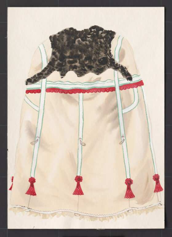 Kresba – bunda kožušinová