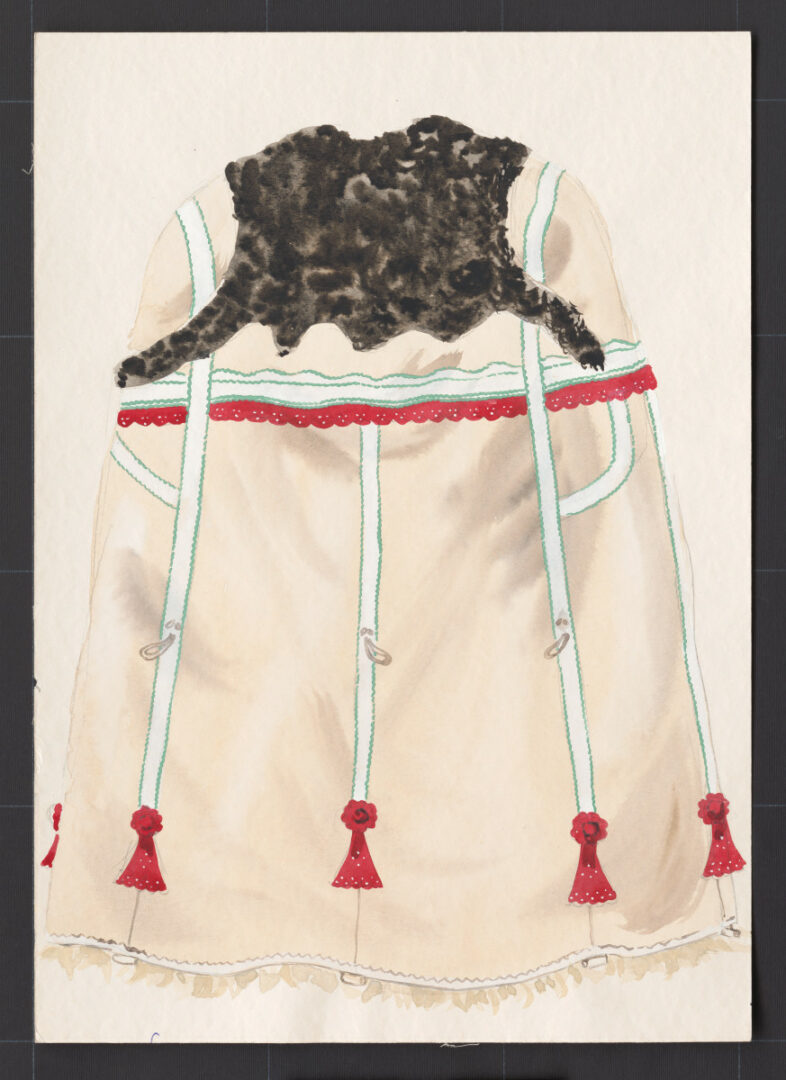 Kresba – bunda kožušinová