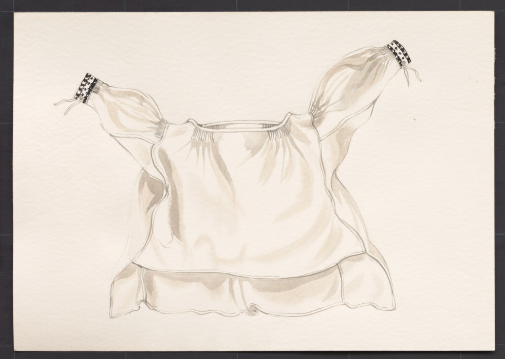 Kresba – oplecko ženské pracovné