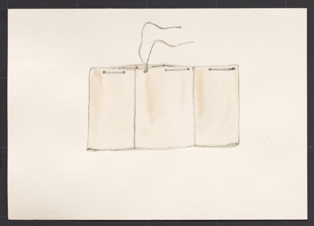 Kresba – rubáš (spodník)