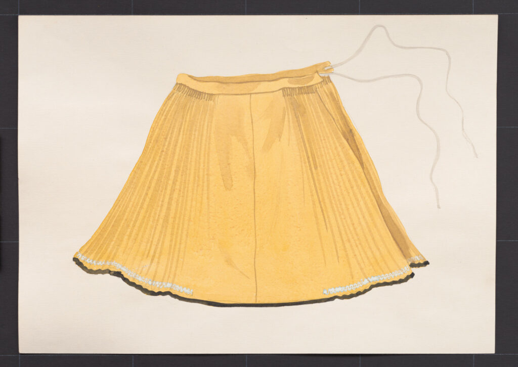 Kresba – sukňa sviatočná