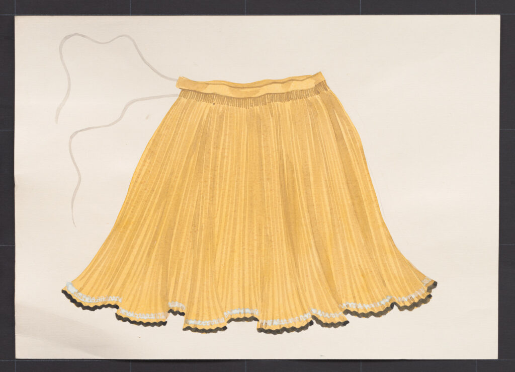 Kresba – sukňa sviatočná