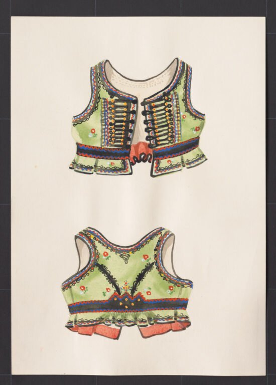 Kresba – živôtik ženský sviatočný