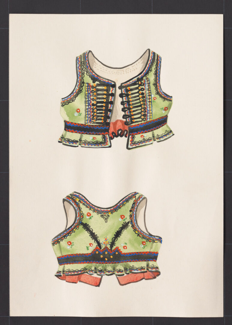 Kresba – živôtik ženský sviatočný