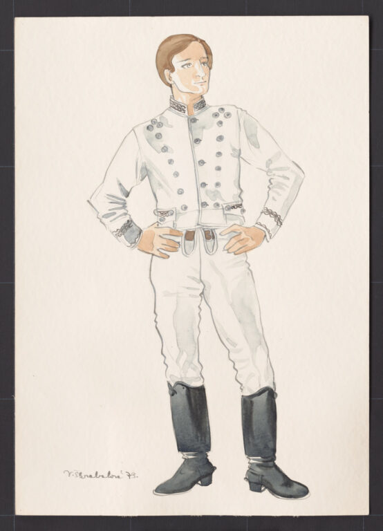 Kresba – odev mužský sviatočný