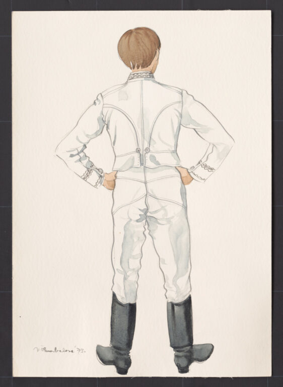 Kresba – odev mužský sviatočný