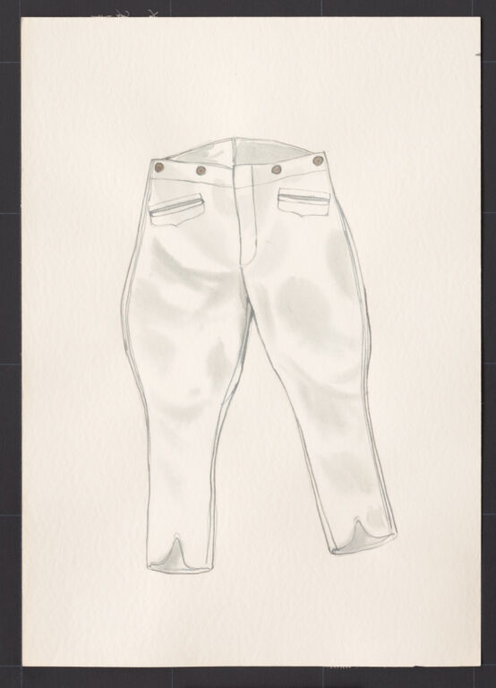 Kresba – nohavice mužské