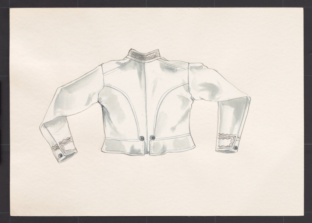 Kresba – kabátik mužský