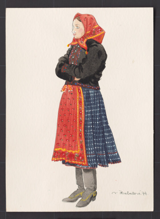 Kresba – odev dievčenský