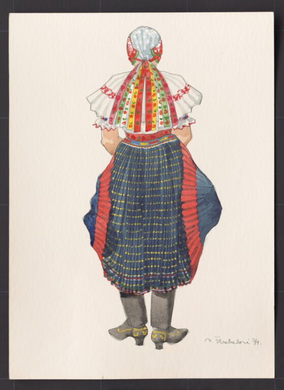 Kresba – odev ženský pracovný