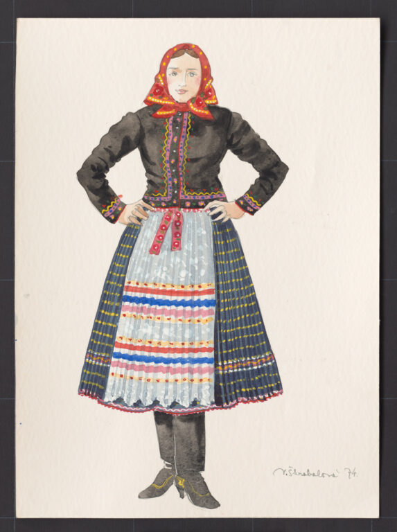 Kresba – odev dievčenský