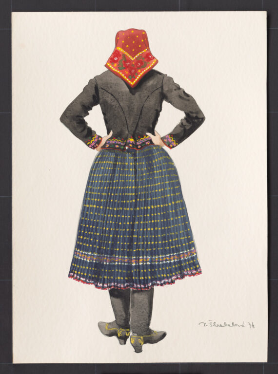 Kresba – odev dievčenský