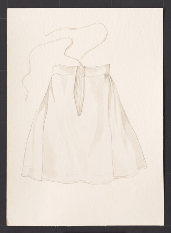 Kresba – sukňa spodná