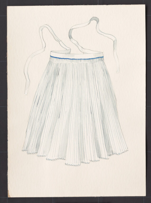 Kresba – sukňa sviatočná