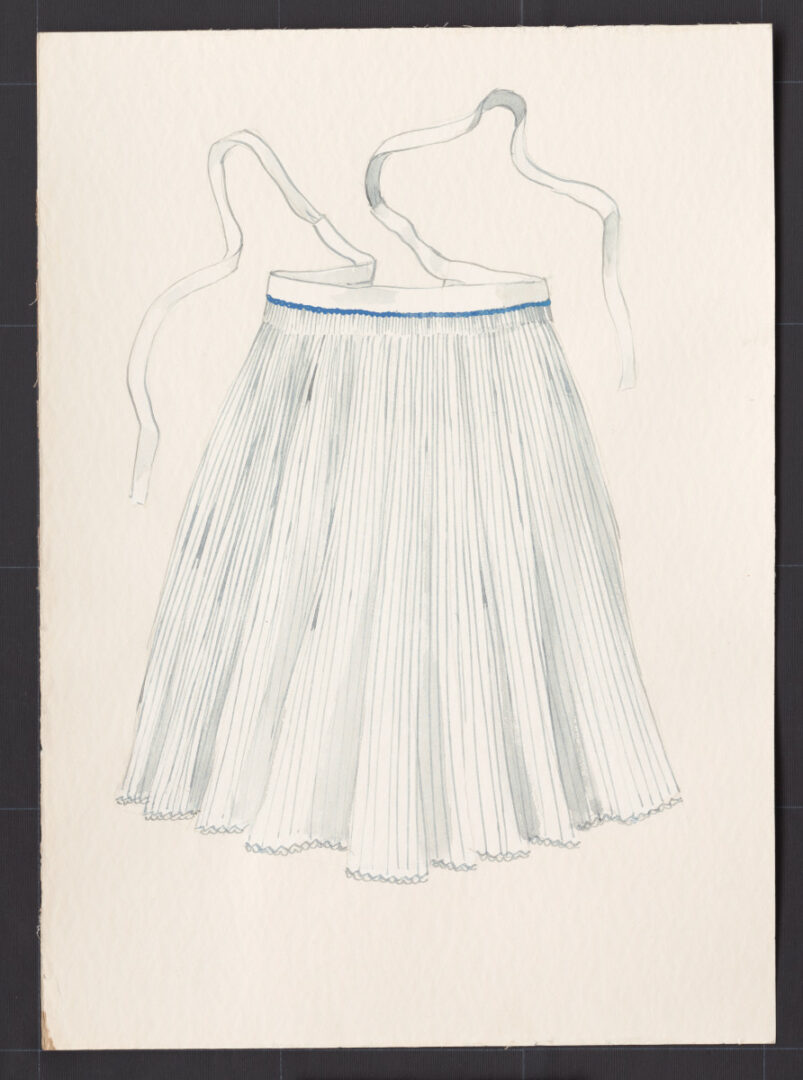 Kresba – sukňa sviatočná