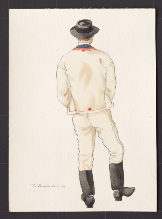 Kresba – odev mužský zimný