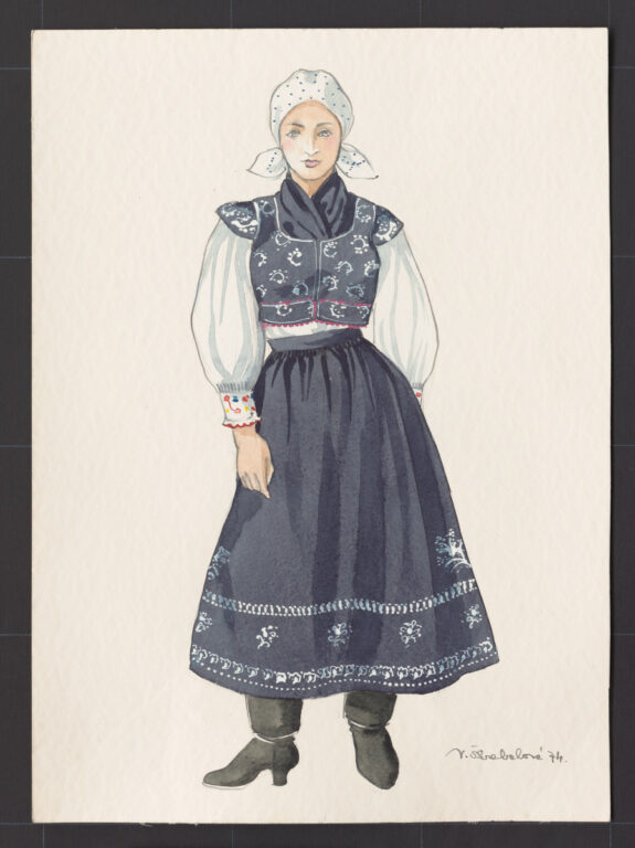 Kresba – odev ženský