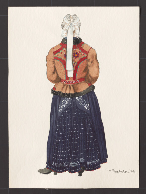 Kresba – odev ženský zimný