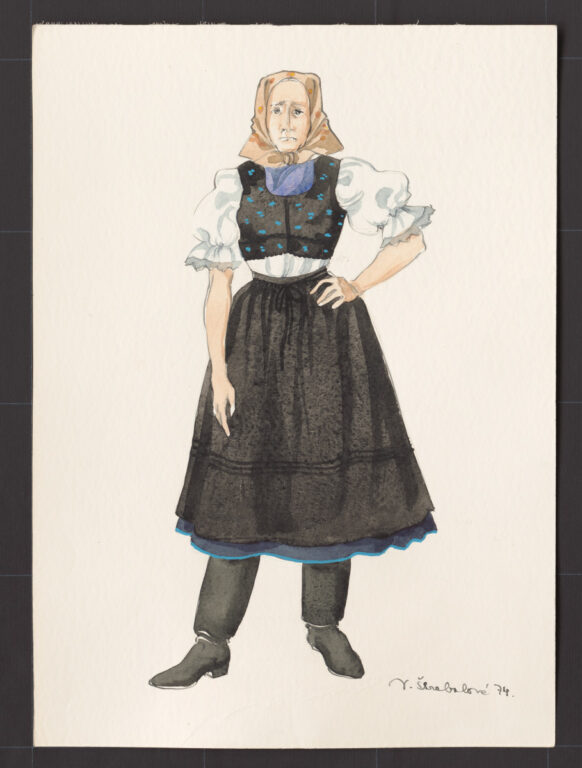 Kresba – odev ženský